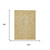 8' X 10' Gold And Wheat Abstract Washable Indoor Outdoor Area Rug 8' X 10' Gold And Wheat Abstract Washable Indoor Outdoor Area Rug