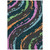 10' X 14' Graphite And Gray Abstract Washable Indoor Outdoor Area Rug 10' X 14' Graphite And Gray Abstract Washable Indoor Outdoor Area Rug