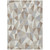 5' X 8' Ivory And Silver Geometric Washable Indoor Outdoor Area Rug 5' X 8' Ivory And Silver Geometric Washable Indoor Outdoor Area Rug
