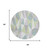 8' Mint Green And Green Round Geometric Washable Indoor Outdoor Area Rug 8' Mint Green And Green Round Geometric Washable Indoor Outdoor Area Rug