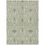 10' X 14' Green And Beige Oriental Washable Indoor Outdoor Area Rug 10' X 14' Green And Beige Oriental Washable Indoor Outdoor Area Rug