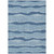 8' X 10' Denim Blue And Blue Striped Washable Indoor Outdoor Area Rug 8' X 10' Denim Blue And Blue Striped Washable Indoor Outdoor Area Rug