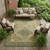 8' X 10' Olive Green And Green Oriental Washable Indoor Outdoor Area Rug 8' X 10' Olive Green And Green Oriental Washable Indoor Outdoor Area Rug