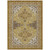 3' X 5' Walnut And Gold Oriental Washable Indoor Outdoor Area Rug 3' X 5' Walnut And Gold Oriental Washable Indoor Outdoor Area Rug