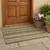 3' X 5' Chocolate And Brown Striped Washable Indoor Outdoor Area Rug 3' X 5' Chocolate And Brown Striped Washable Indoor Outdoor Area Rug