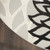 8' X 8' Black And White Indoor Outdoor Area Rug 8' X 8' Black And White Indoor Outdoor Area Rug