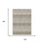 8' X 10' Beige And Brown Oriental Washable Indoor Outdoor Area Rug 8' X 10' Beige And Brown Oriental Washable Indoor Outdoor Area Rug