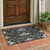 3' X 5' Black And Graphite Oriental Washable Indoor Outdoor Area Rug 3' X 5' Black And Graphite Oriental Washable Indoor Outdoor Area Rug