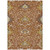 9' X 12' Orange And Brown Oriental Washable Indoor Outdoor Area Rug 9' X 12' Orange And Brown Oriental Washable Indoor Outdoor Area Rug