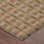 8' X 10' Orange And Teal Blue Striped Washable Indoor Outdoor Area Rug 8' X 10' Orange And Teal Blue Striped Washable Indoor Outdoor Area Rug