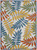 7' X 10' Ivory And Blue Indoor Outdoor Area Rug 7' X 10' Ivory And Blue Indoor Outdoor Area Rug