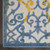 8' Ivory And Blue Indoor Outdoor Area Rug
