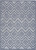 4' X 6' Denim Blue Indoor Outdoor Area Rug