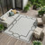 6' X 9' Ivory And Gray Geometric Hand Hooked Area Rug 6' X 9' Ivory And Gray Geometric Hand Hooked Area Rug