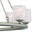 Silver Shaded Ten Light Metal Dimmable Chandelier With White Shades