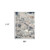 7' X 9' Blue And Gray Abstract Stain Resistant Area Rug 7' X 9' Blue And Gray Abstract Stain Resistant Area Rug