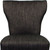 Set of Two Dark Gray And Brown Upholstered Fabric Dining Parsons Chairs Set of Two Dark Gray And Brown Upholstered Fabric Dining Parsons Chairs