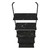72" Black Metal Five Tier Bookcase 72" Black Metal Five Tier Bookcase