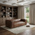 98" Brown Top Grain Leather Sofa With Black Legs 98" Brown Top Grain Leather Sofa With Black Legs