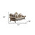 93" Pearl Velvet Sofa And Toss Pillows 93" Pearl Velvet Sofa And Toss Pillows
