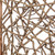 69" Brown Wood Folding Three Panel Screen Room Divider 69" Brown Wood Folding Three Panel Screen Room Divider