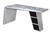 60" Silver Aluminum Writing Desk 60" Silver Aluminum Writing Desk