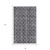 8' X 10' Black And Charcoal Medallion Hand Loomed Area Rug