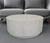 42" Rustic White Solid Wood Round Distressed Coffee Table 42" Rustic White Solid Wood Round Distressed Coffee Table