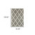 8' X 11' Grey And Ivory Geometric Shag Power Loom Stain Resistant Area Rug 8' X 11' Grey And Ivory Geometric Shag Power Loom Stain Resistant Area Rug