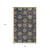 3' X 5' Dark Gray Green And Brown Wool Floral Hand Tufted Area Rug 3' X 5' Dark Gray Green And Brown Wool Floral Hand Tufted Area Rug