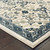 8' X 11' Ivory And Navy Blue Oriental Area Rug 8' X 11' Ivory And Navy Blue Oriental Area Rug