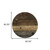 8' Brown Round Floral Power Loom Stain Resistant Area Rug 8' Brown Round Floral Power Loom Stain Resistant Area Rug