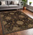 5' X 8' Brown Beige Blue And Red Oriental Power Loom Stain Resistant Area Rug 5' X 8' Brown Beige Blue And Red Oriental Power Loom Stain Resistant Area Rug