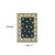 10' X 13' Navy And Ivory Oriental Power Loom Stain Resistant Area Rug 10' X 13' Navy And Ivory Oriental Power Loom Stain Resistant Area Rug