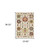 2' X 3' Ivory Yellow Rust Green Grey Pink Orange Blue And Grey Oriental Power Loom Stain Resistant Area Rug With Fringe 2' X 3' Ivory Yellow Rust Green Grey Pink Orange Blue And Grey Oriental Power Loom Stain Resistant Area Rug With Fringe