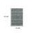 10' X 13' Blue and Gray Power Loom Area Rug 10' X 13' Blue and Gray Power Loom Area Rug