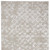 8' X 10' Tan Silver And Gray Quatrefoil Area Rug