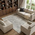 10' X 13' Ivory And Gray Abstract Hand Woven Area Rug