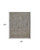 8' X 10' Gray Taupe And Silver Wool Floral Tufted Handmade Distressed Area Rug