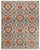 12' X 15' Orange And Gray Wool Floral Hand Knotted Stain Resistant Area Rug 12' X 15' Orange And Gray Wool Floral Hand Knotted Stain Resistant Area Rug