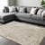 12' X 15' Gray Ivory And Tan Abstract Area Rug 12' X 15' Gray Ivory And Tan Abstract Area Rug