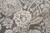 6' Taupe and Ivory Round Floral Power Loom Area Rug 6' Taupe and Ivory Round Floral Power Loom Area Rug