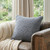 20" X 20" Frost Blue 100% Cotton Zippered Pillow 20" X 20" Frost Blue 100% Cotton Zippered Pillow