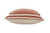 20" X 20" Cinnamon And White 100% Cotton Striped Zippered Pillow 20" X 20" Cinnamon And White 100% Cotton Striped Zippered Pillow