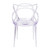 Clear Acrylic Open Back Dining Arm Chair Clear Acrylic Open Back Dining Arm Chair