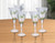 Set of Four Clear and Green Palm Tree Acrylic Stemmed All Purpose Wine Glasses Set of Four Clear and Green Palm Tree Acrylic Stemmed All Purpose Wine Glasses