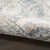 7' X 9' Gray Oriental Power Loom Washable Area Rug