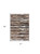 2' X 3' Brown Ivory and Tan Abstract Washable Non Skid Area Rug
