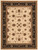 10' X 13' Black and Tan Oriental Washable Non Skid Area Rug
