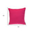 16" Pink Cotton Throw Pillow 16" Pink Cotton Throw Pillow
